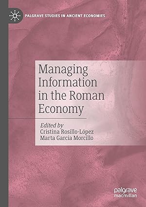 Bild des Verkufers fr Managing Information in the Roman Economy zum Verkauf von moluna