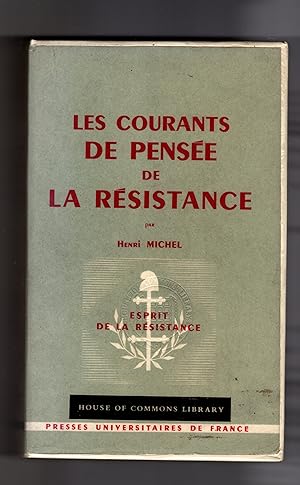 Les Courants de pensée de la Résistance