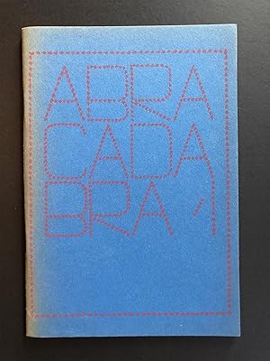 Bild des Verkufers fr Abracadabra 1 (1977) zum Verkauf von Philip Smith, Bookseller