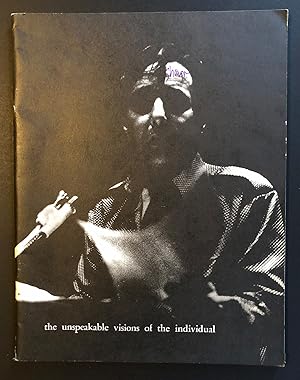 Seller image for The Unspeakable Visions of the Individual, Volume 3, Numbers 1 and 2 (1973) - Herbert Huncke Issue for sale by Philip Smith, Bookseller