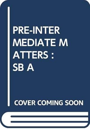 Immagine del venditore per Pre-Intermediate Matters Student's Book A. Split Edition venduto da WeBuyBooks