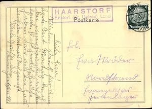 Ansichtskarte / Postkarte Landpoststempel Haarstorf über Ebstorf (Kr. Uelzen) Land