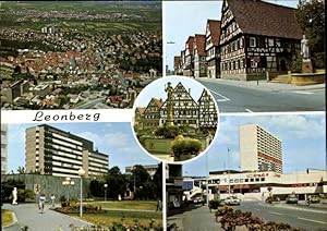 Image du vendeur pour Ansichtskarte / Postkarte Leonberg in Wrttemberg, Straenpartie, Luftaufnahme, Fachwerkhuser mis en vente par akpool GmbH