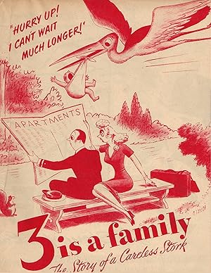 Seller image for 3 is a Family Herald 1944 Marjorie Reynolds, Charles Ruggles for sale by AcornBooksNH