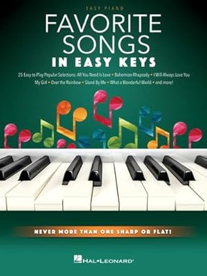 Seller image for Favorite Songs - In Easy Keys: Easy Piano Songbook with Never More Than One Sharp or Flat!: Never More Than One Sharp or Flat! by Various [Paperback ] for sale by booksXpress