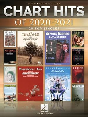 Seller image for Chart Hits of 2020-2021: 20 Top Singles Arranged for Piano/Vocal/Guitar: 20 Top Singles by Hal Leonard Corp. [Paperback ] for sale by booksXpress