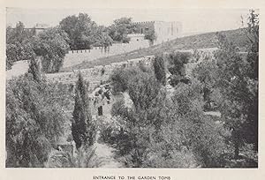 Garden Tomb Of Golgotha Entrance Jerusalem Israel Postcard