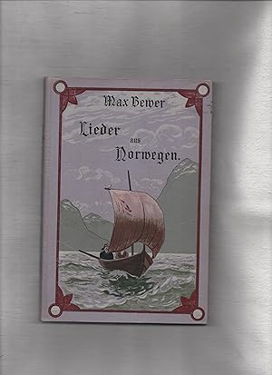 Bild des Verkufers fr Lieder aus Norwegen. zum Verkauf von Kunsthandlung Rainer Kirchner