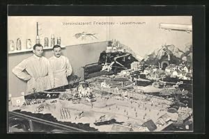 Ansichtskarte Friedensau, Vereinslazarett, Lazarettmuseum, Modellbau