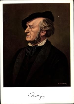Künstler Ansichtskarte / Postkarte Piontkovsky, N., Komponist Richard Wagner