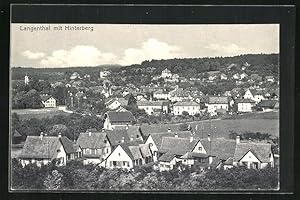 Bild des Verkufers fr Ansichtskarte Langenthal, Ortsansicht mit Hinterberg zum Verkauf von Bartko-Reher