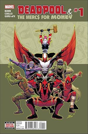 Bild des Verkufers fr DEADPOOL : THE MERCS FOR MONEY Volume 2, Issue 1 (1st print - 2016) zum Verkauf von Comics Monster