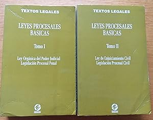 Leyes procesales basicas.Edicion octubre 1992. Tomos I y II