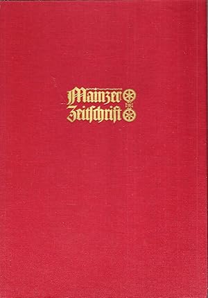 Bild des Verkufers fr Mainzer Zeitschrift; Mittelrheinisches Jahrbuch fr Archologie, Kunst und Geschichte; Jahrgang 70 / 1975 zum Verkauf von Bcherhandel-im-Netz/Versandantiquariat