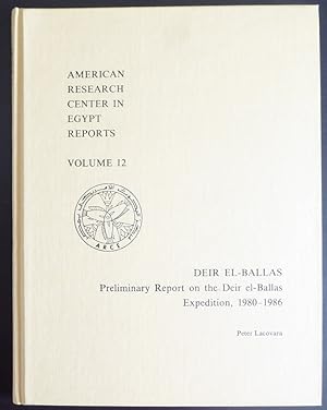 Imagen del vendedor de Deir el-Ballas: Preliminary Report on the Deir el-Ballas Expedition, 1980-1986 a la venta por Jeff Irwin Books