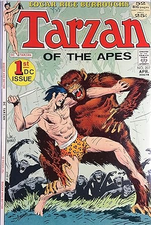 TARZAN of the APES Nos. 207 to 210 (April to July 1972) - 1st. DC Issues (VF/NM)