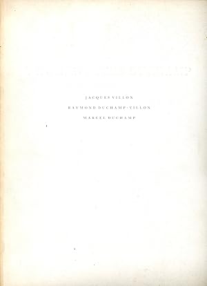 Seller image for The Brothers Duchamp-Jacques Villon, Raymond Duchamp-Villon, Marcel Duchamp for sale by Bagatelle Books, IOBA