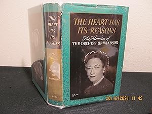 Seller image for The Heart Has Its Reasons. The Memoirs of the Duchess of Windsor. for sale by DRM books
