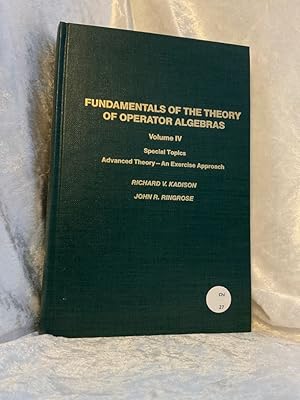 Bild des Verkufers fr Fundamentals of the Theory of Operator Algebras: Special Topics Advanced Theory  An Exercise Approach (Pure and Applied Mathematics, Band 10) zum Verkauf von Antiquariat Jochen Mohr -Books and Mohr-