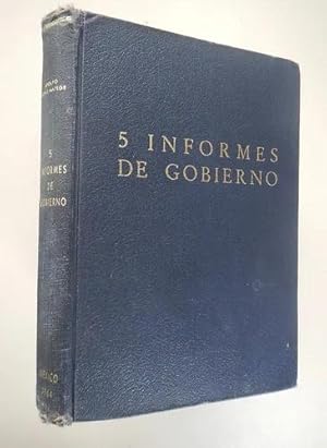 Bild des Verkufers fr 5 Informes De Gobierno Adolfo Lopez Materos 1964 Bj6 zum Verkauf von Libros librones libritos y librazos