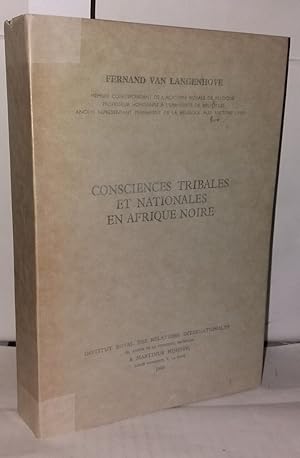 Imagen del vendedor de Consciences tribales et nationales en Afrique noire a la venta por Librairie Albert-Etienne