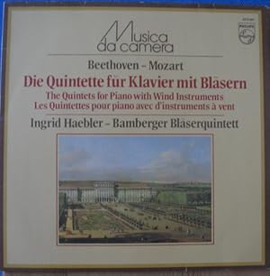 1 LP: Quintette für Klavier mit Bläsern. Ingrid Haebler - Bamberger Bläserquintett: Beethoven Op ...