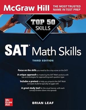 Image du vendeur pour Top 50 SAT Math Skills, Third Edition (Paperback) mis en vente par Grand Eagle Retail