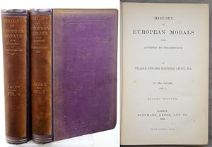 HISTORY OF EUROPEAN MORALS From Augustus to Charlemagne.