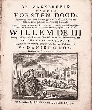 [Pamphlet, History Netherlands, Great Britain and Ireland, sermon, 1702] De Zeekerheid vander Vor...