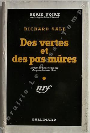 Imagen del vendedor de Collection Srie Noire - N (69) - DES VERTES ET DES PAS MRES (Passing strange, 1942). Traduit de l'amricain par Jean-Laurent Bost. a la venta por Jean-Paul TIVILLIER