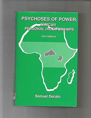 Bild des Verkufers fr Psychoses of power: African personal dictatorships. zum Verkauf von Librera El Crabo