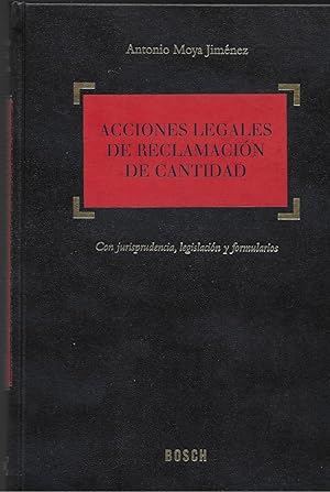 Image du vendeur pour ACCIONES LEGALES DE RECLAMACIN DE CANTIDAD. Con jurisprudencia, legislacin y formularios. 1 edicin 2005 mis en vente par LLIBRERIA TECNICA