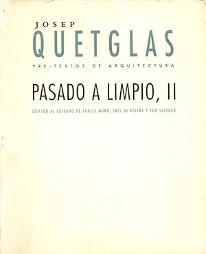 Imagen del vendedor de PASADO A LIMPIO, II a la venta por LLIBRERIA TECNICA