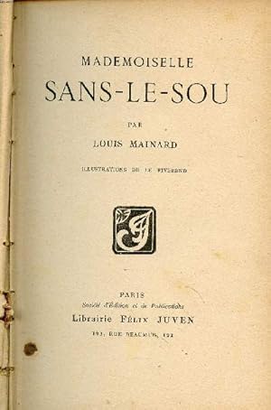 Image du vendeur pour Mademoiselle Sans-le-Sou mis en vente par Le-Livre