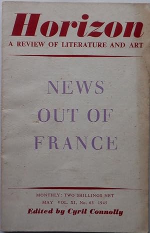 Seller image for Horizon. A Review of Literature and Art. News Out of France. May 1945 for sale by Mare Booksellers ABAA, IOBA