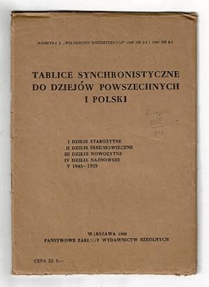 Tablice synchronistyczne do dziejow Powszechnych i Polski