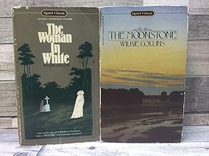 Imagen del vendedor de 2 Wilkie collins Novels (The Womani n White, The Moonstone) a la venta por Archives Books inc.