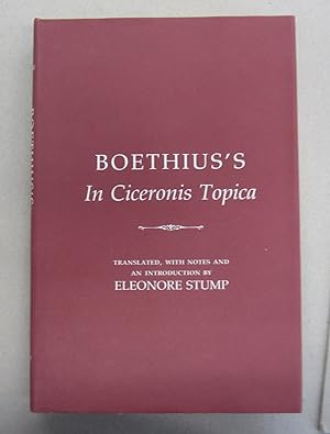 Bild des Verkufers fr Boethius's In Ciceronis Topica zum Verkauf von Midway Book Store (ABAA)