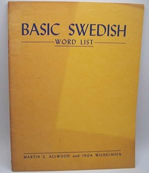 Basic Swedish Word List with English Equivalents, Frequency Grading and a Statistical Analysis
