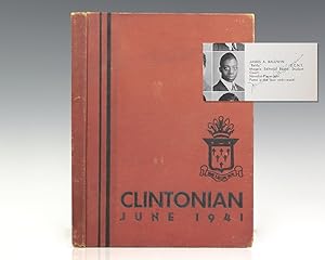 James Baldwin Signed De Witt Clinton High School Class of 1941 Yearbook.