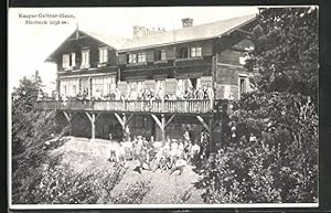 Bild des Verkufers fr Ansichtskarte Kaspar-Geitner-Haus auf dem Hocheck zum Verkauf von Bartko-Reher