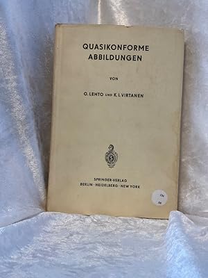 Bild des Verkufers fr Quasikonforme Abbildungen zum Verkauf von Antiquariat Jochen Mohr -Books and Mohr-