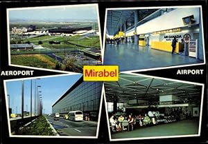 Ansichtskarte / Postkarte Montreal Québec Kanada, Aeroport Mirabel, Vue exterieure de l'Aerogare ...