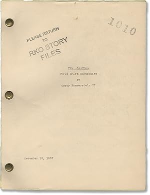 Imagen del vendedor de The Story of Vernon and Irene Castle [The Castles] (Original screenplay for the 1939 film) a la venta por Royal Books, Inc., ABAA