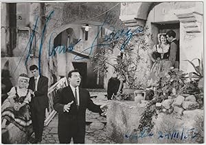 Mario Lanza signed photo