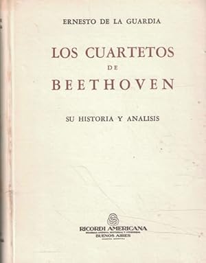 Seller image for Los cuartetos de Beethoven. Su historia y anlisis for sale by Librera Cajn Desastre