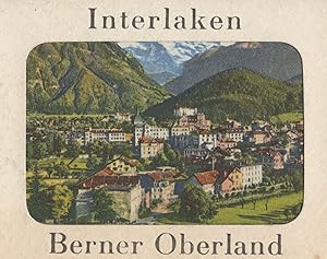 Interlaken Berner Oberland Austria 12x Old Painting Card s