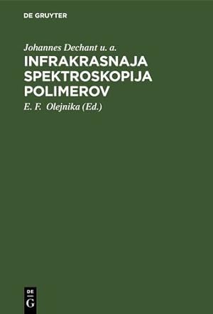 Imagen del vendedor de Infrakrasnaja spektroskopija polimerov (German Edition) [Hardcover ] a la venta por booksXpress