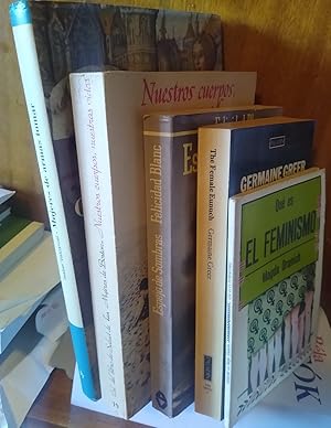 Imagen del vendedor de QU ES EL FEMINISMO + THE FEMALE EUNUCH + ESPEJO DE SOMBRAS + MUJERES DE ARMAS TOMAR + NUESTROS CUERPOS, NUESTRAS VIDAS (5 libros) a la venta por Libros Dickens