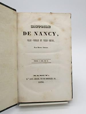 Histoire de Nancy, ville-vieille et ville-neuve